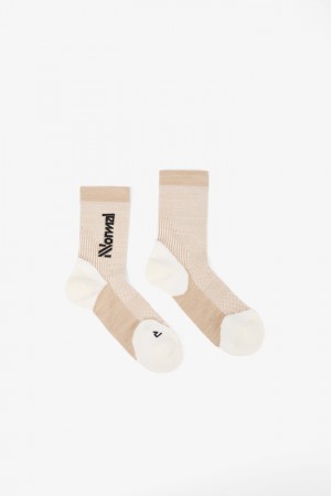 NNormal Merino socks 2 Beige | XZQKL-7502