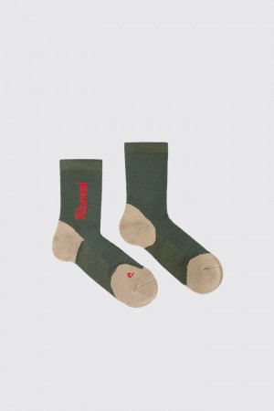 NNormal Merino socks 2 Vert | MUFHO-3594