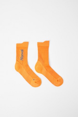 NNormal Merino socks Orange | XRVJG-5012