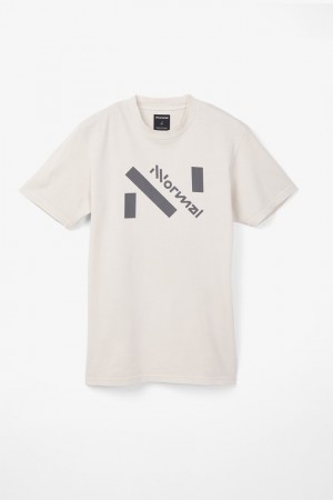 NNormal Organic cotton t-shirt Blanche | OFIWA-7016