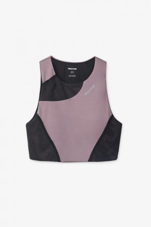 NNormal Trail Cropped Top Violette | BPGJH-4258